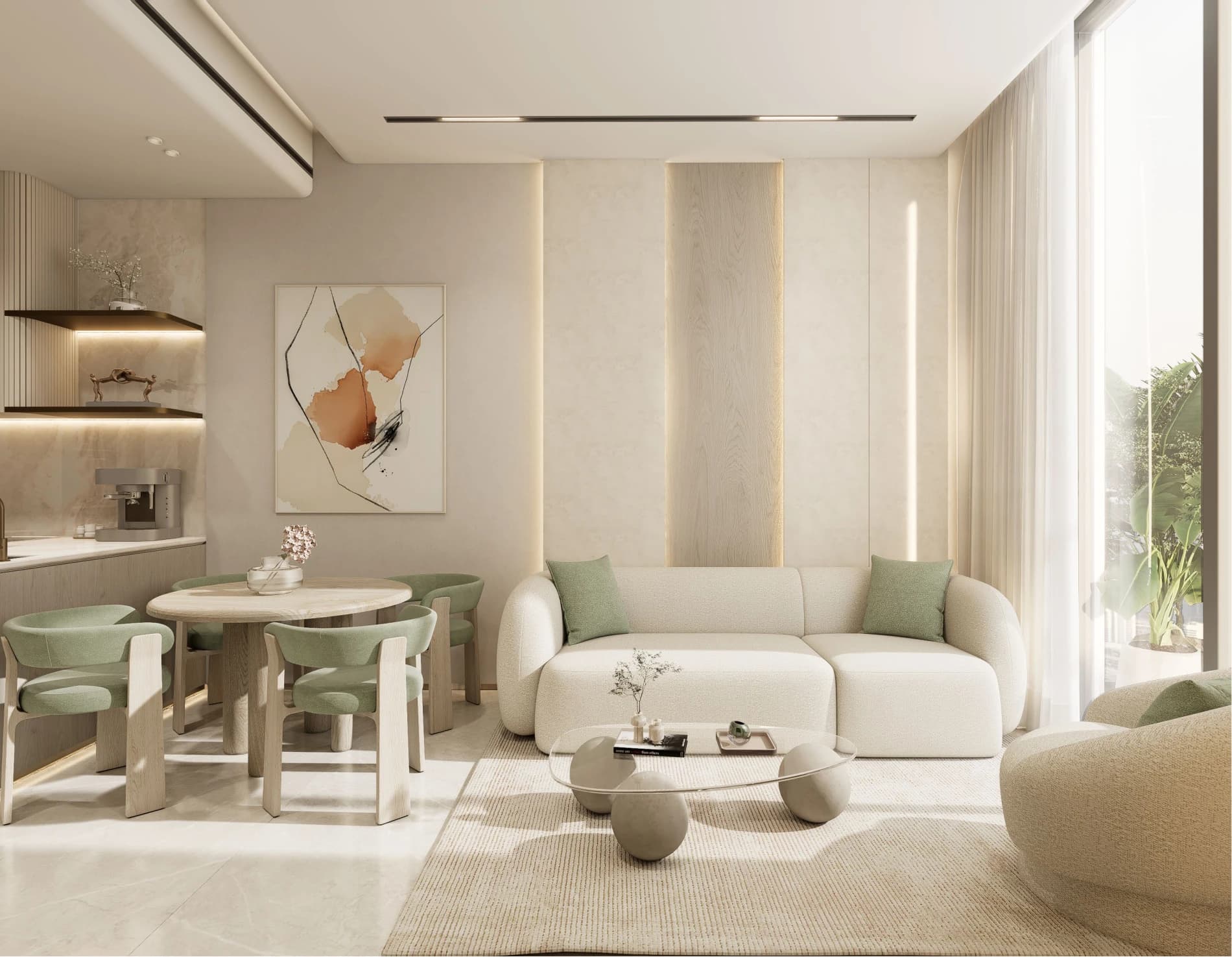 Interior mood board