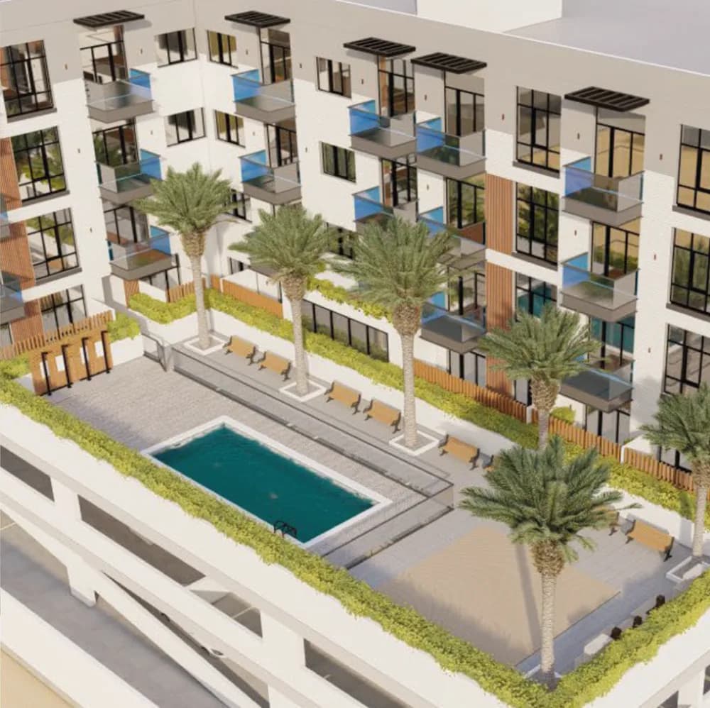Silver Park Residency pool