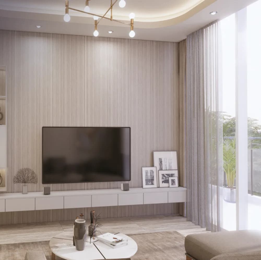 Silver Park Residency living room