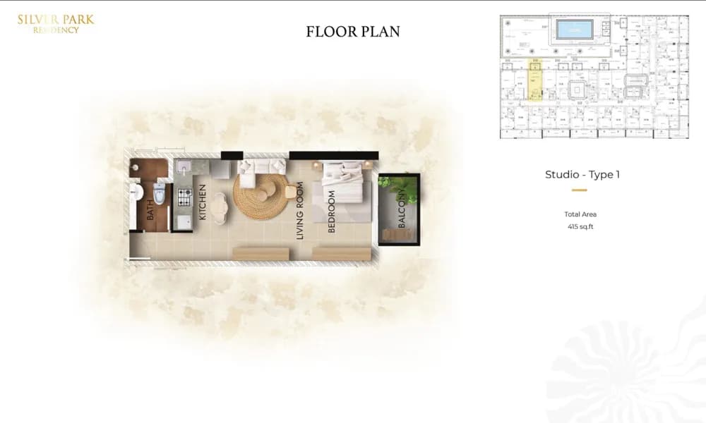 Studio floor plan